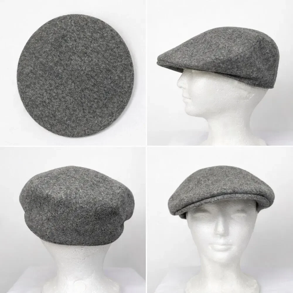 Vintage Kangol Wool Flat Cap Made in England Newsboy Driving Style One Size
